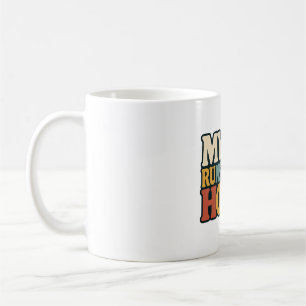 Meine Katze regiert dieses Haus Lustiges Katzenlie Kaffeetasse