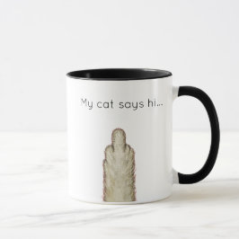 Meine Katze sagt Hallo... Tasse