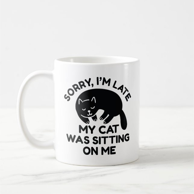 Meine Katze saß auf mir Kaffeetasse (Links)