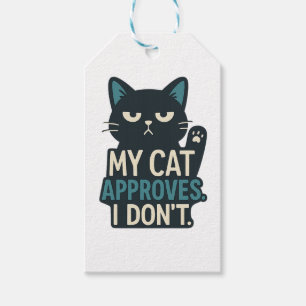 Meine Katze stimmt zu, ich weiß nicht - Funny Cat Geschenkanhänger