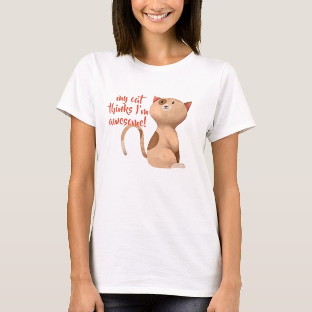 Meine Katze T-Shirt (Vorderseite)