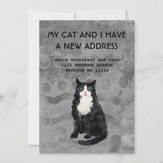 Meine Katze und ich haben die Ankündigung verschob (Vorderseite)