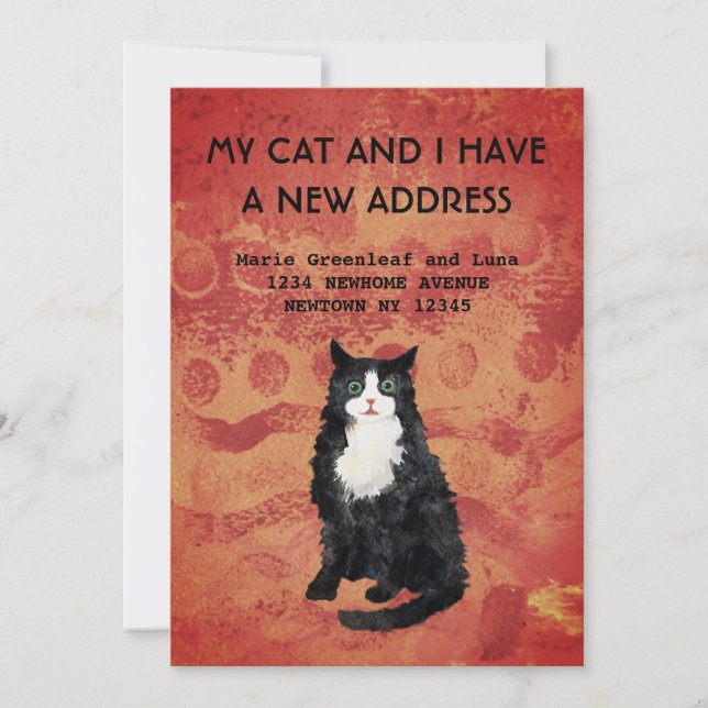 Meine Katze und ich haben die Ankündigung verschob (Vorderseite)