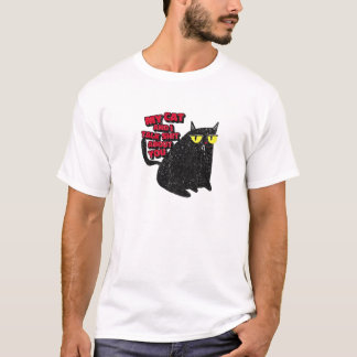 Meine Katze und ich reden über dich. Sarcastic Cat T-Shirt