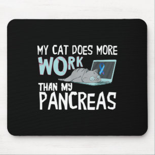Meine Katze wirkt mehr als meine Bauchspeicheldrüs Mousepad