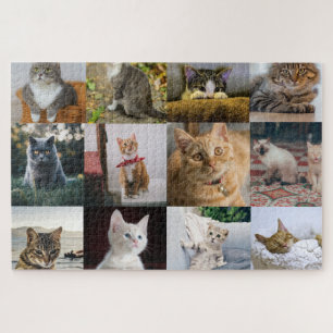 Meine Katzen-FotoCollage auf Puzzle
