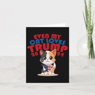 Meine Katzen-Lieben Trump 2024 2 Karte