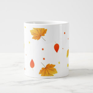 Meine Kern-Essentials Minimalistischer Herbstlaub Jumbo-Tasse