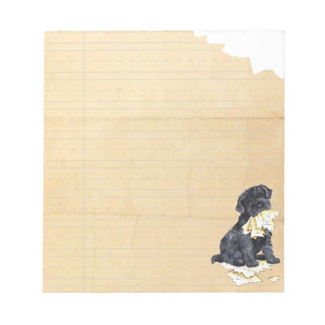 Meine Kerry Ate meine Hausaufgaben Notizblock (Vorderseite)