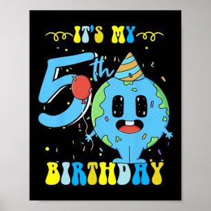 Meine Kinder am 5. Geburtstag des Earth Day Poster