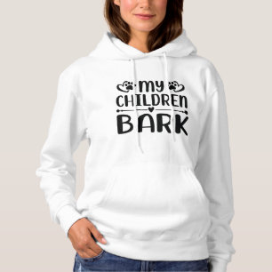 Meine Kinder bellen Hoodie