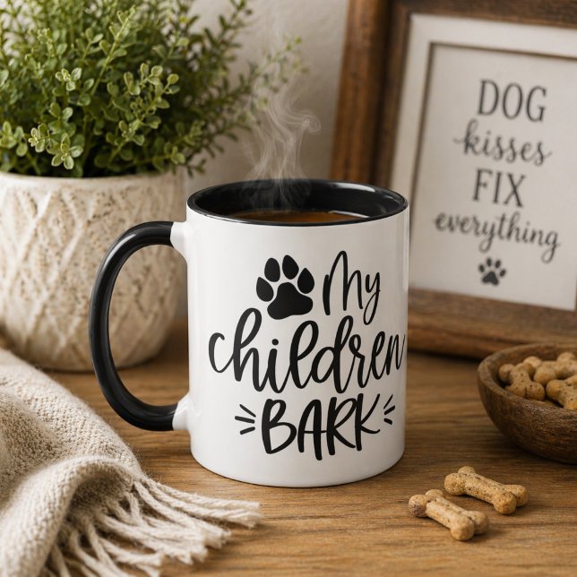 Meine Kinder bellen Tasse (Von Creator hochgeladen)