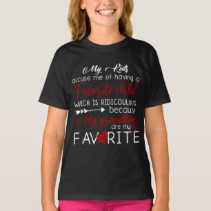 Meine Kinder beschuldigen mich, ein liebes Kind zu T-Shirt