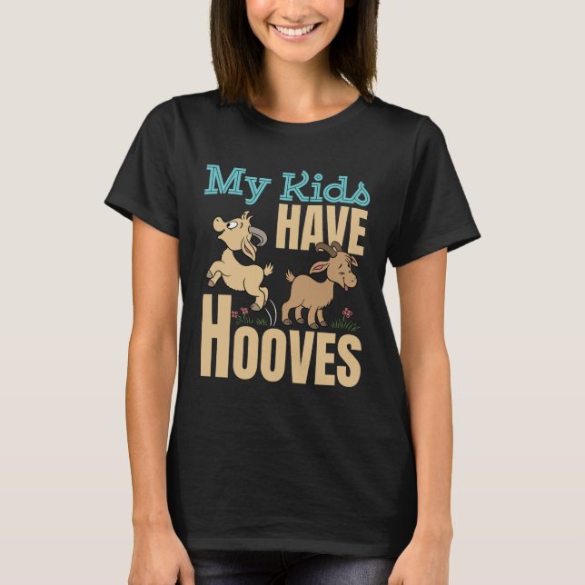 Meine Kinder haben Hufen, die Vater der Mama sind T-Shirt (Vorderseite)