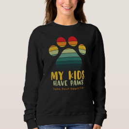 Meine Kinder haben Personalisiert Paare Sweatshirt