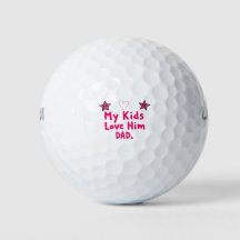 Meine Kinder lieben ihn Golfbälle Cooles individue