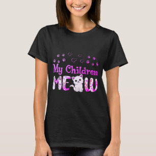 Meine Kinder miauen T-Shirt