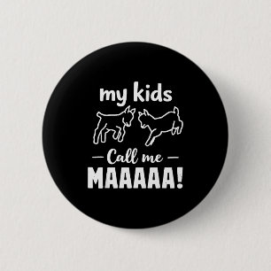 Meine Kinder nennen mich mah Retro-Vintage-Muttert Button