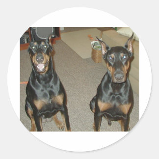 Meine Kinder Runder Aufkleber