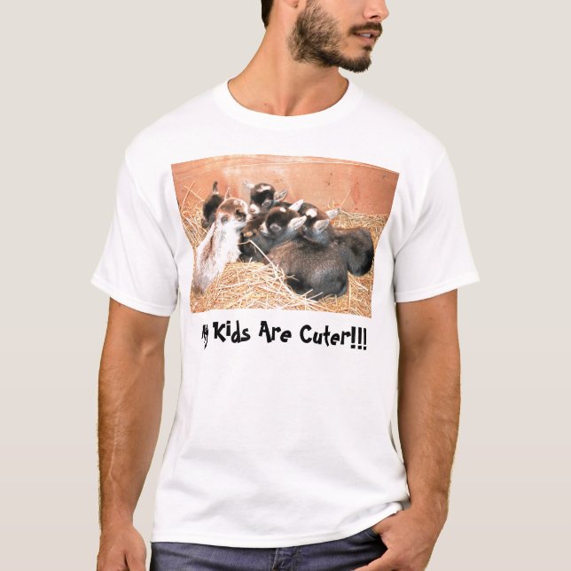 Meine Kinder sind!! niedlicher! T-Shirt (Vorderseite)