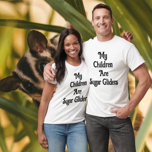 Meine Kinder sind zuckerhaltige Gliders Unisex T-Shirt (My Children Are Sugar Gliders Unisex T-Shirt)
