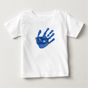 "Meine Kindermädchen-Lieben ich" - Blau Baby T-shirt