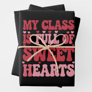 Meine Klasse ist voll von dem Valentinstag des Süd Geschenkpapier Set