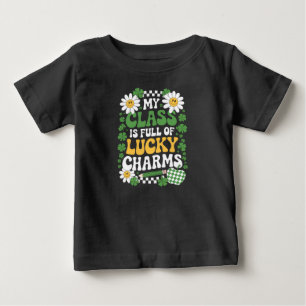 Meine Klasse ist voller Glücksbringer St. Patrick' Baby T-shirt