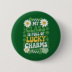 Meine Klasse ist voller Glücksbringer St. Patrick' Button