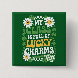 Meine Klasse ist voller Glücksbringer St. Patrick' Button