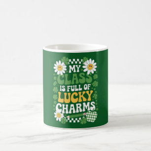 Meine Klasse ist voller Glücksbringer St. Patrick' Kaffeetasse