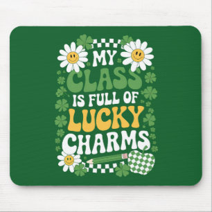 Meine Klasse ist voller Glücksbringer St. Patrick' Mousepad