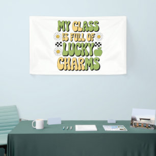 Meine Klasse ist voller Lucky Charms Patrick-Lehre Banner