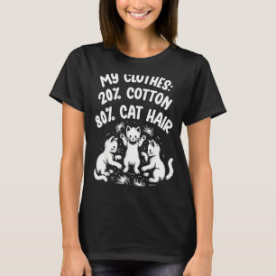 Meine Kleidung Info Katzenliebhaber 20 Baumwolle 8 T-Shirt