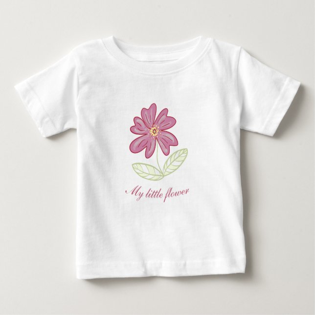 Meine kleine Blume Primas Baby T-shirt (Vorderseite)