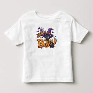 Meine kleine Boo Halloween-Katze mit Hexenhut Kleinkind T-shirt