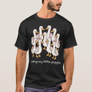 Meine kleine Gans-Gruppe anführen Dummer-Gans-Schü T-Shirt