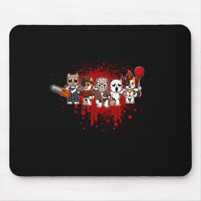 Meine kleine Horror Crew - Halloween Calico Cat Mousepad (Vorne)