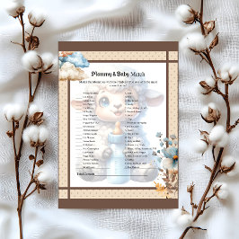 Meine kleine Lamb_ Mommy und Babymatte Briefbogen