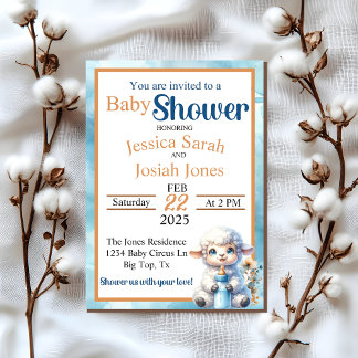 Meine kleine Lammeinladung Einladung