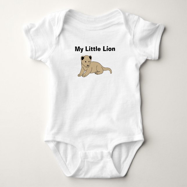 Meine kleine Löwe Baby Strampler (Vorderseite)