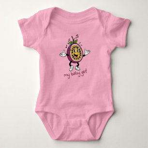 Meine kleine lustige Cartoon-Frucht-Figur Baby Strampler