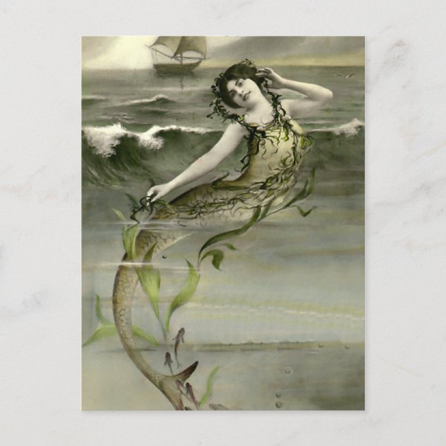 Meine kleine Meerjungfrau Postkarte (Vorderseite)