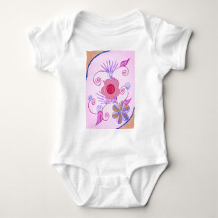 Meine kleine Prinzessin: Baby Pink Vector Inspirat Strampler