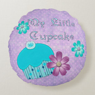 Meine kleinen Cupcake GIRLS Rundes Kissen