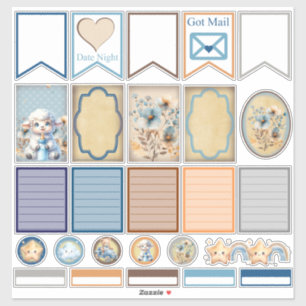 Meine kleinen Lamm-Planner-Aufkleber Aufkleber