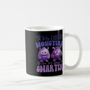 Meine kleinen Monster sind 100 Tage klüger Niedlic Kaffeetasse