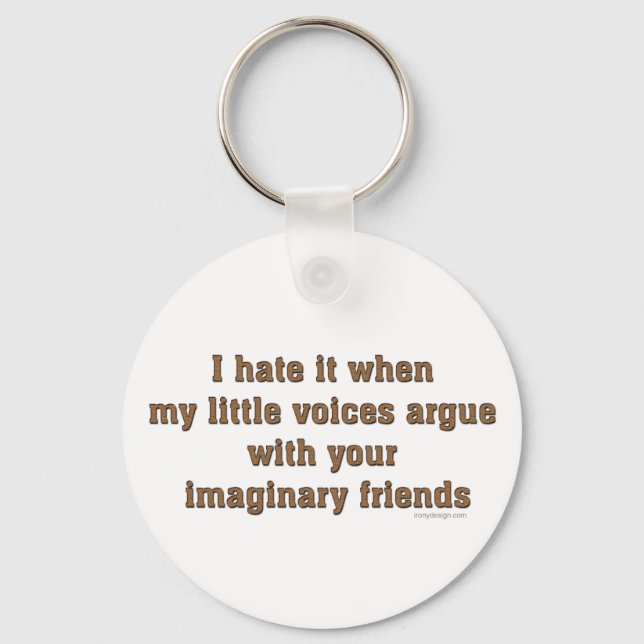 Meine kleinen Stimmen Schlüsselanhänger (Vorderseite)