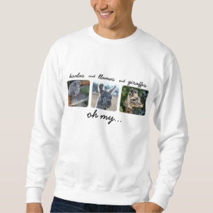 meine Koala u. Lamas u. Giraffen oh! Sweatshirt