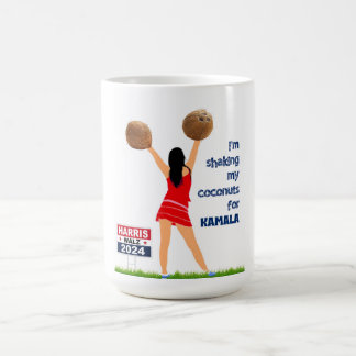Meine Kokosnüsse für Kamala schütteln Kaffeetasse